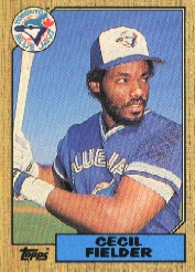 1987 Topps Baseball Cards      178     Cecil Fielder